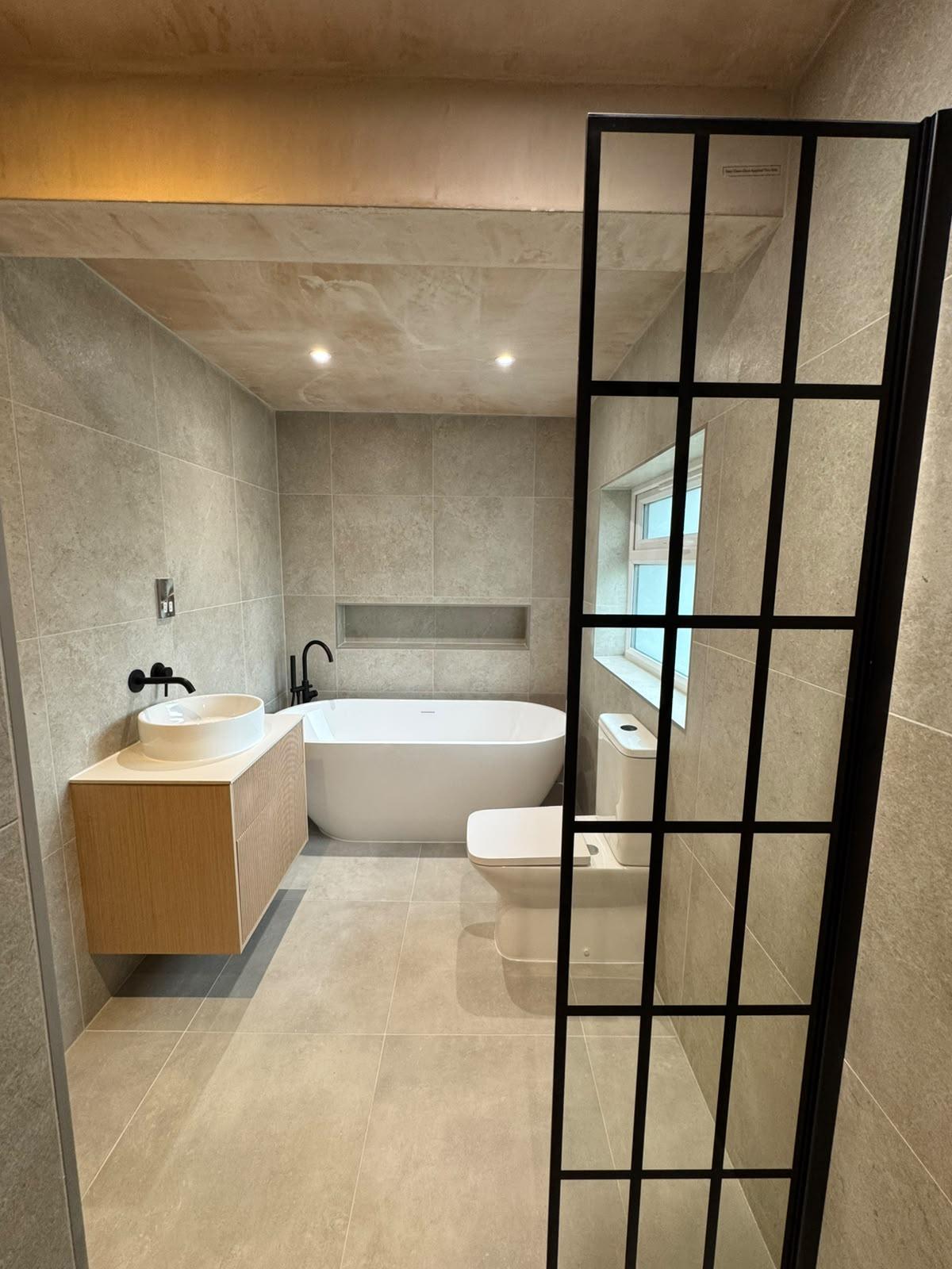 Casey Interiors wet room renovation